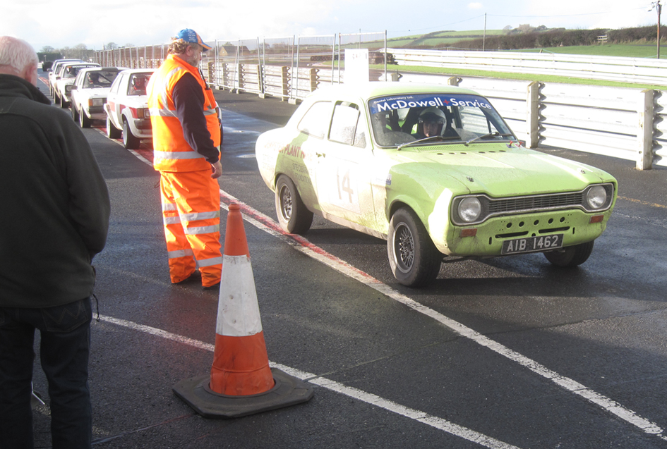 Philip McDowell on the Starting line